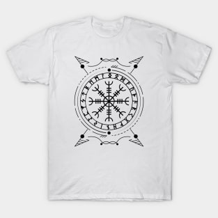 Helm of Awe - Aegishjalmur | Norse Pagan Symbol T-Shirt